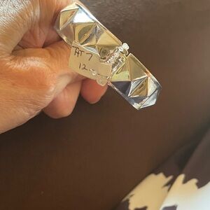 Vintage Silver Geometric Bracelet